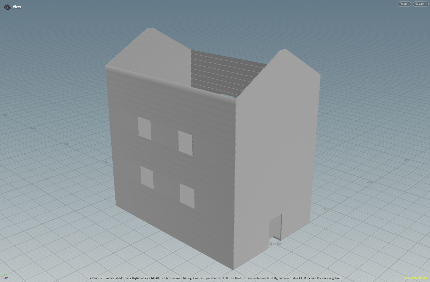 Houdini procedural setup screenshot
