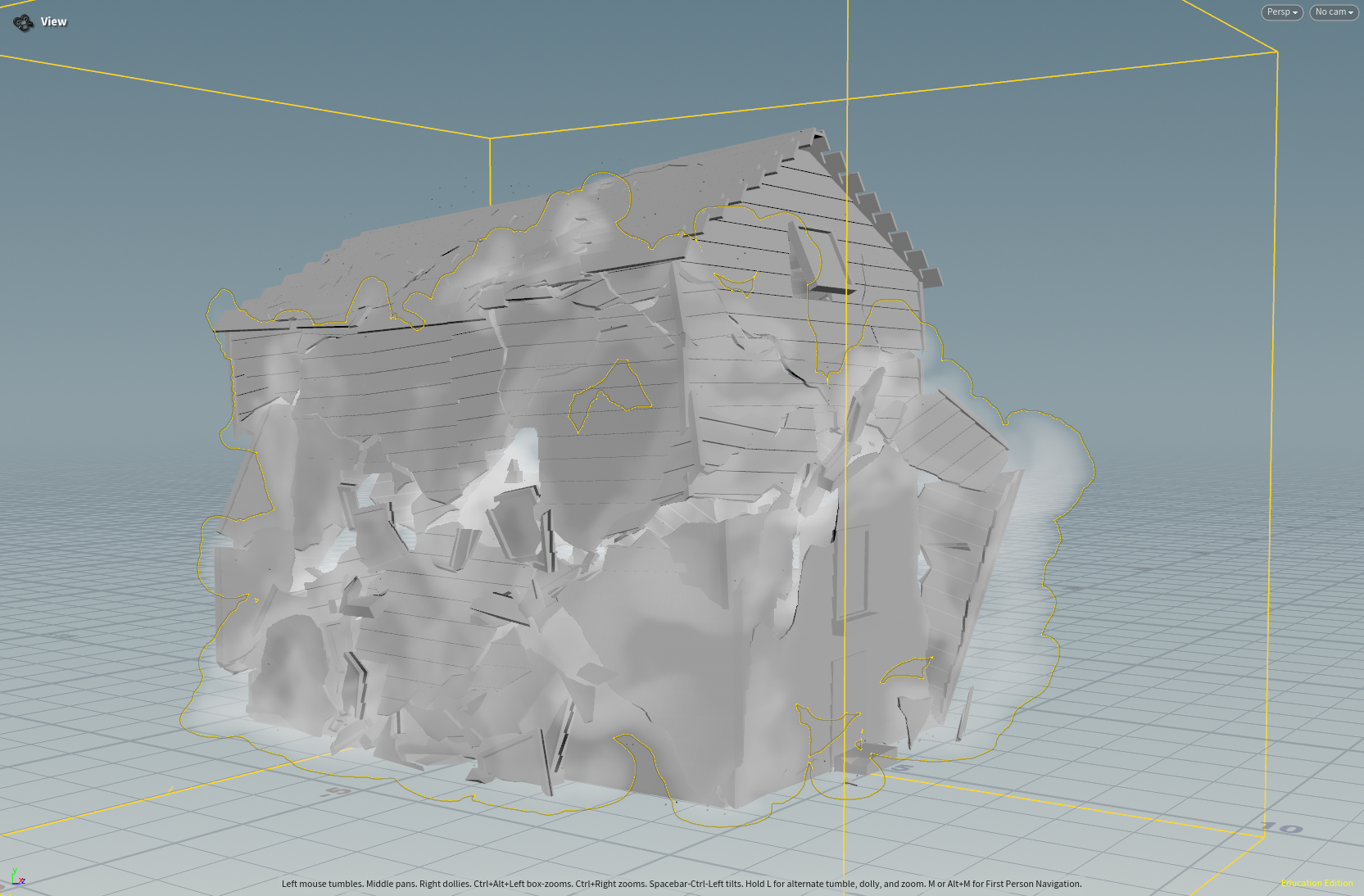 Houdini smoke study